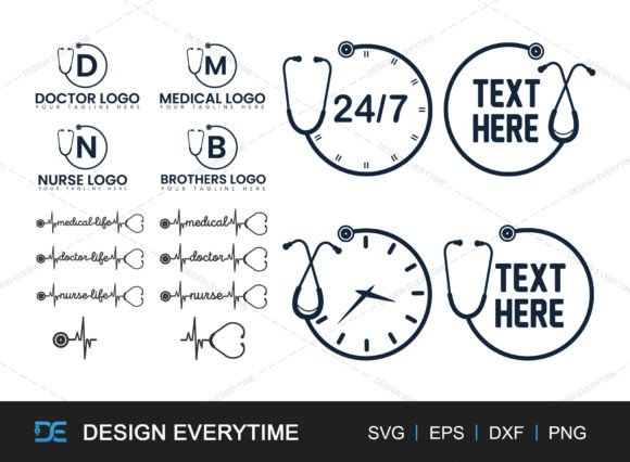 A Closer Look at the Stethoscope Clock SVG Design