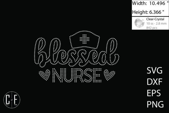 Blessed Nurse Rhinestone Template: Real Project Review