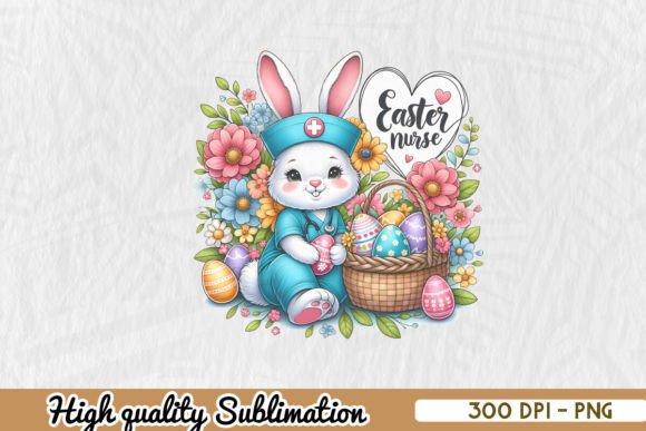 Easter Nurse Bunny Sublimation Design: A Designer's Take