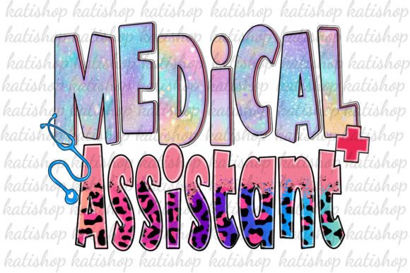 Glitter Medical Assistant Sublimation: A Designer's Take