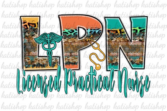 LPN Nurse Western Leopard Sublimation