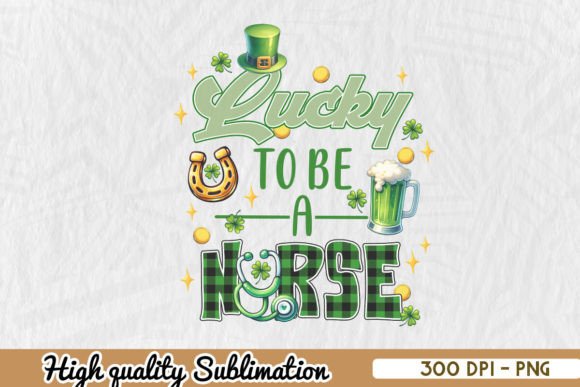 Lucky to Be a Nurse Sublimation PNG: Real Embroidery Review