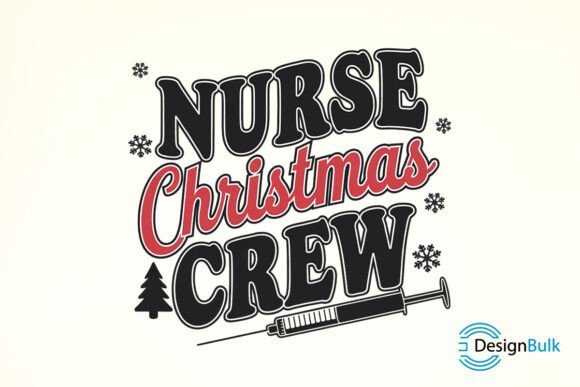 Nurse Christmas Crew: An Embroidery Designer’s Take