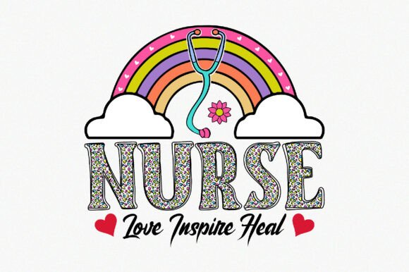 Nurse Love Inspire Heal PNG: A Designer's Review