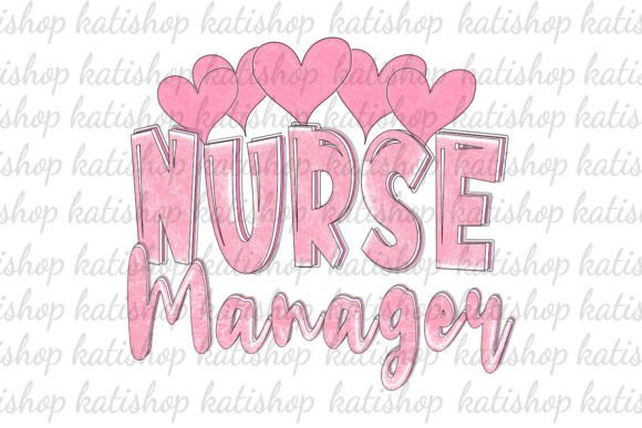 Nurse Manager Valentine Pink Hearts Png