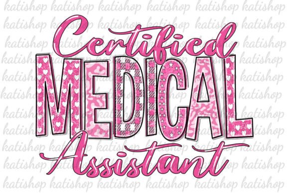 Pink CMA Certified Medical Assistant PNG: A Designer Review