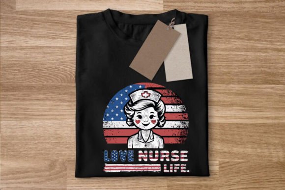 Retro Patriotic American T-shirt, Nurse: A Designer's Review