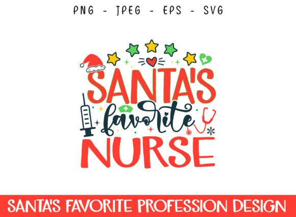 Santa s Favorite Nurse Profession Design Review