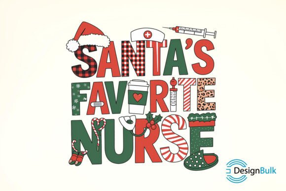 Santas Favorite Nurse Sublimation: An Embroidery Designer’s Take
