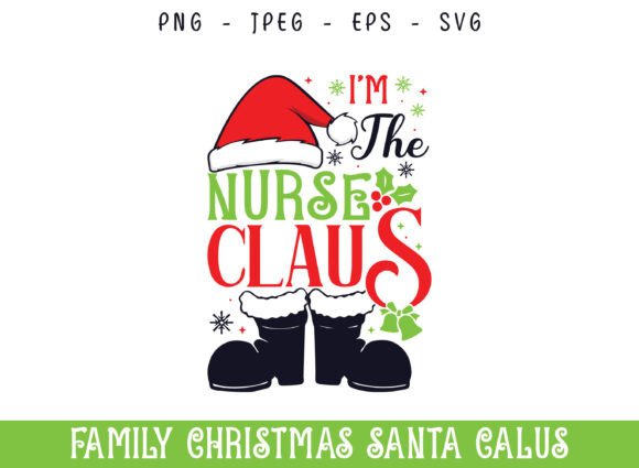 The Nurse Santa Claus Christmas Design